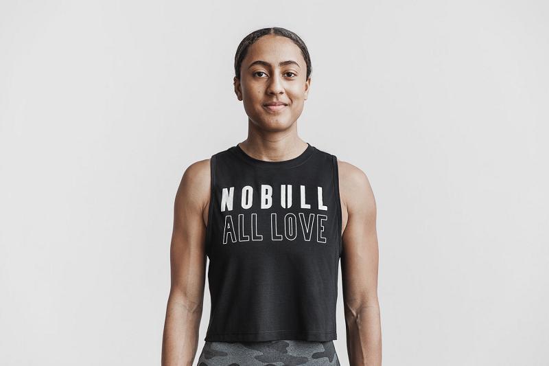 Black Nobull WoMuscle Tank (ALL Love) Women\'s Tanks | CA T2255C